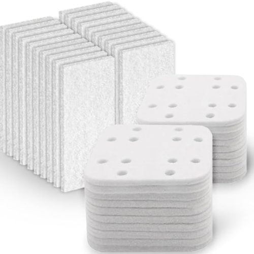 40 Pack Humidifier Replacement Filters and Aroma Pads for LEVOIT, Compatible with LV600HH LV600S OasisMist450S OasisMist600S, Capture Fine Particles to Improve Humidification Efficiency, White