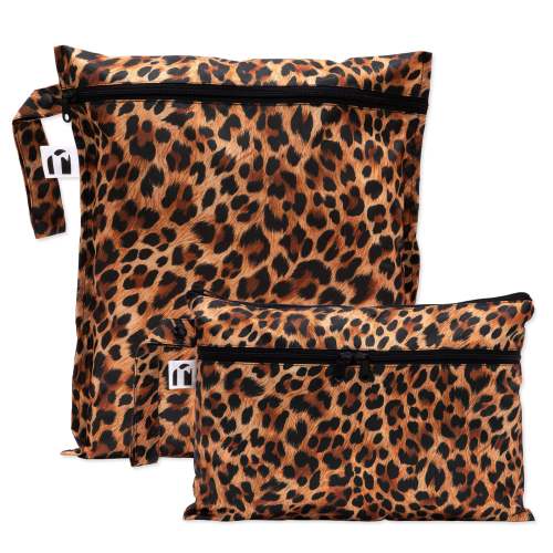 Wet Bag + Wet/Dry Clutch Set: Leopard