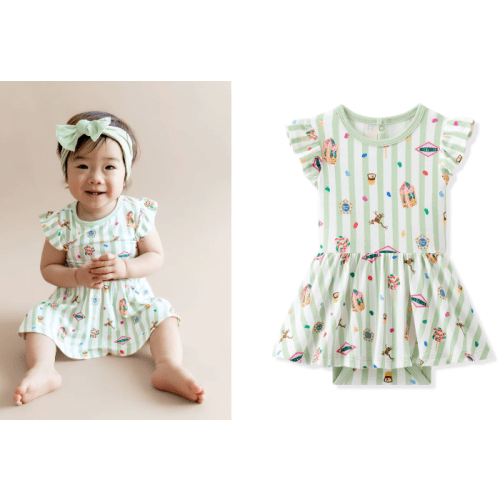 Twirl Bodysuit Dress in Honeydukes