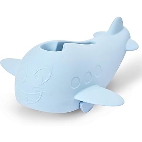 Bath Spout Cover, Baby Bathtub Faucet Cover, Universal Silicone Safety Guard with Anti-Slip Strap, Whale Design for Kids/Toddlers, Prevents Bumps & Scalds (Blue)