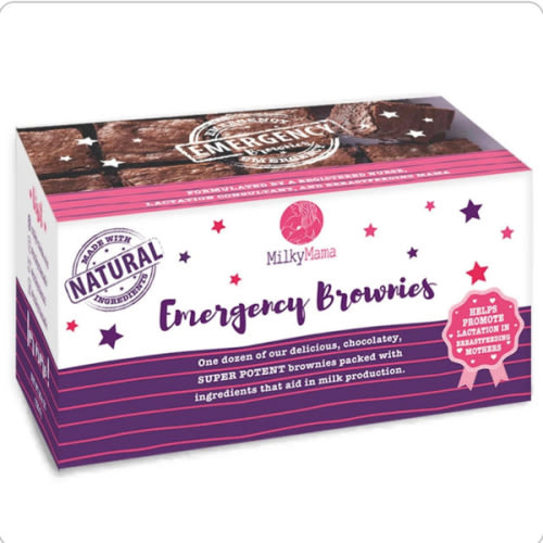 Emergency Lactation Brownies for Breastfeeding | Milky Mama