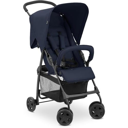 hauck Sport Lightweight Compact Foldable Baby/Toddler Stroller, Dark Blue