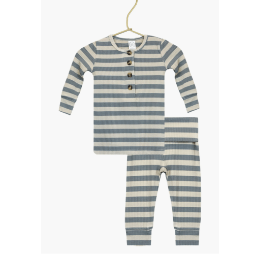 Print Henley & Pants Set I Color: Lincoln I Size 6-12 months