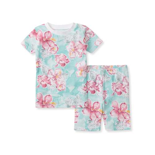 Painted Hibiscus Organic Cotton Two-Piece Pajamas – Burt's Bees Baby