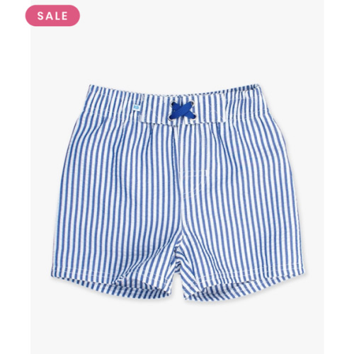Seersucker Swim Trunks