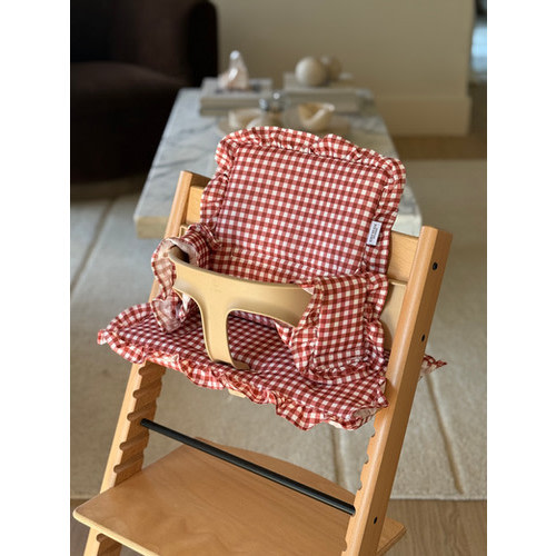 Berry Gingham 2 in 1 Cushion
