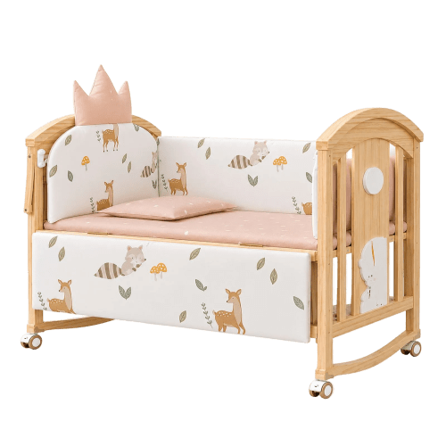 Mayfair 6-in-1 Bassinet (Woodland Blush)