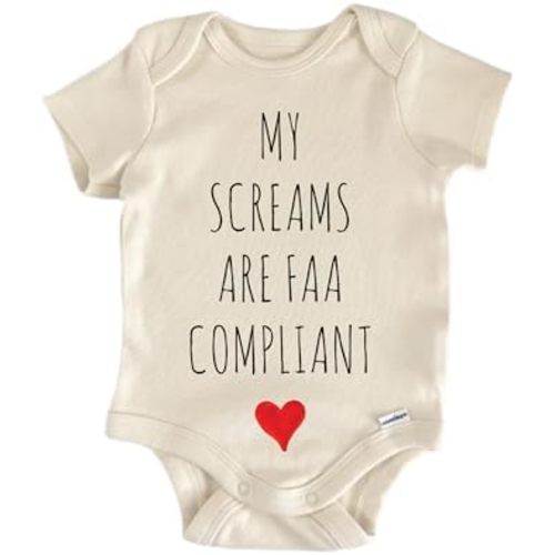 Aviation Travel Flight - Baby Boy Girl Clothes Bodysuit Funny Cute