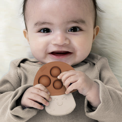Itzy Pop Mushroom Teether