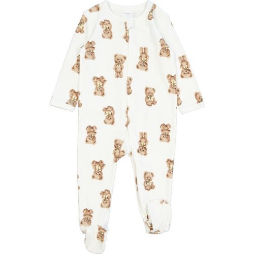 Cream Baby Cotton 2-Way Zip Romper | Best&Less™ Online