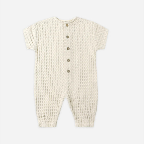 Hayes Jumpsuit || Natural – Quincy Mae