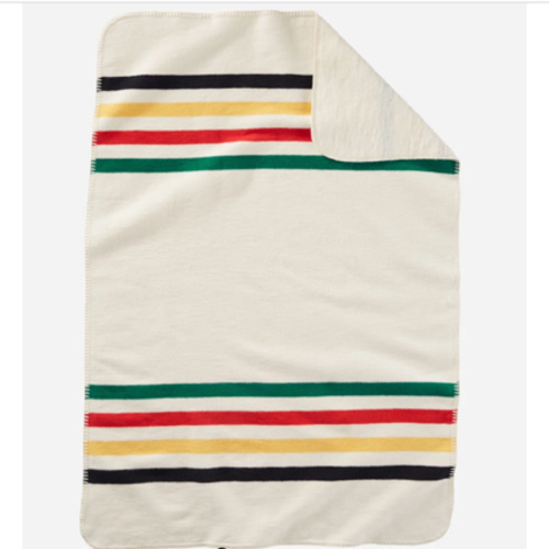 GLACIER ORGANIC COTTON BABY BLANKET