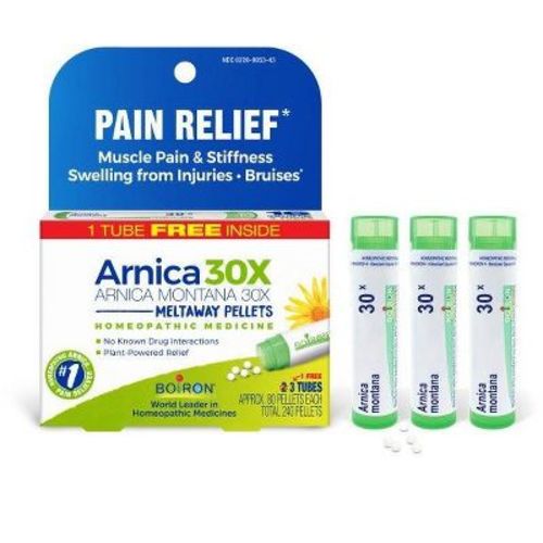 Arnica Montana 30X 3 MDT by Boiron Homeopathic Medicine For Pain Relief - 3 Tube