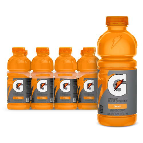 Gatorade Orange Thirst Quencher Sports Drink, 20 oz, 8 Pack Bottles