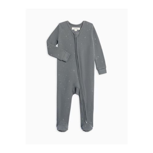 Lane Waffle Knit Footed Sleeper, 0-3mo