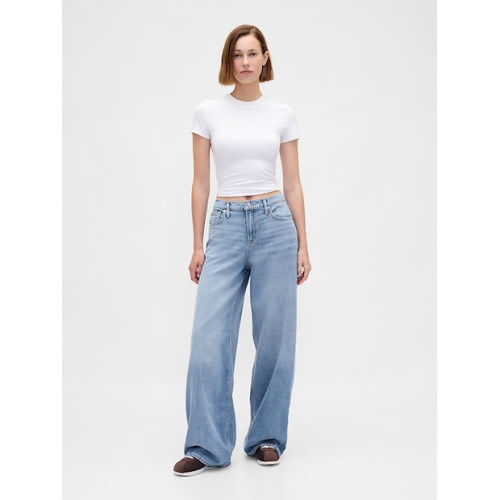 GAP Mid Rise UltraSoft Baggy Jeans