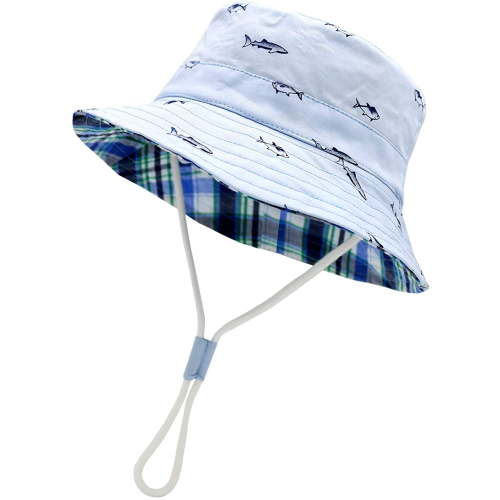Baby Sun Hat Toddler Summer Hats UPF 50+ Sun Protection Baby Bucket Hat Adjustable Kid Beach Cap