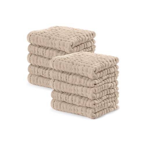Muslin Washcloths - Pack of 10