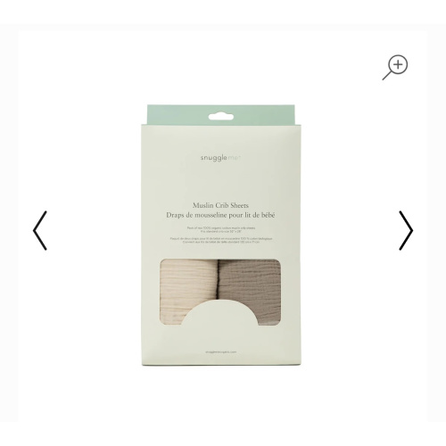 Muslin Crib Sheets | Natural + Birch