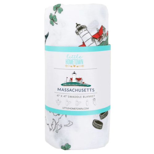 Massachusetts Baby Muslin Swaddle Blanket: Shop Soft & Breathable – Little Hometown