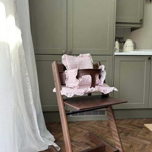 Blush Gingham 2 in 1 Cushion – Greyfox Designs