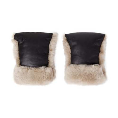 Buggy shearling mittens