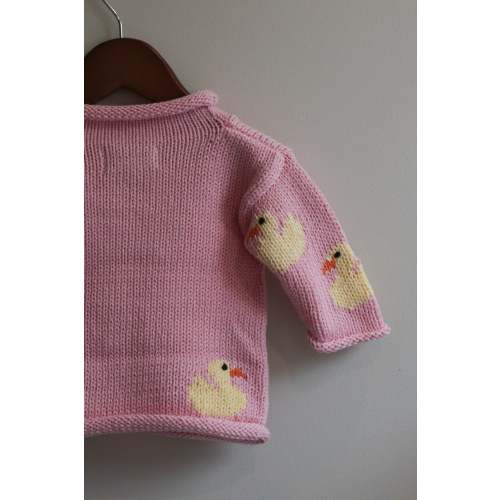 Roll Neck Ducks All Over Sweater – Caline for Kids