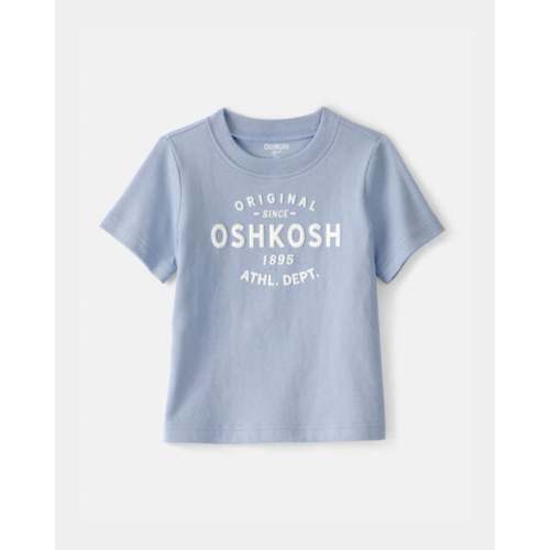 Baby OshKosh Logo Short-Sleeve Graphic Tee - Blue - OshKosh B'gosh | Carter's