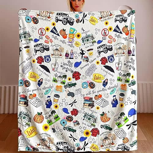 Girls Fleece Blanket 50"x 40"for Kids Women,Soft Cozy Gils Throw Blanket for Sofa Couch Bed Gift for Girls