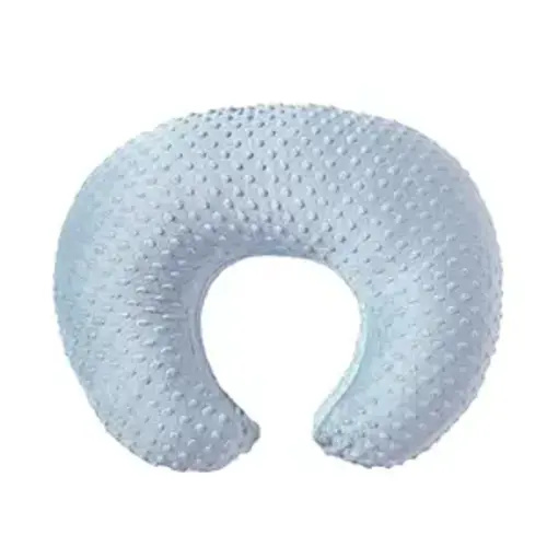 ESEN Nursing Pillow and Body Positioner for Breast Feeding and Bottle Feeding, Ultra Soft Baby Breastfeeding Pillows with Removable Nursing Pillow Cover for More Support for Mom and Baby (Blue)