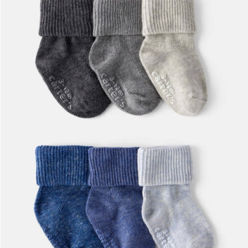 Baby Boy 6-Pack Ankle Socks - Blue | Carter's