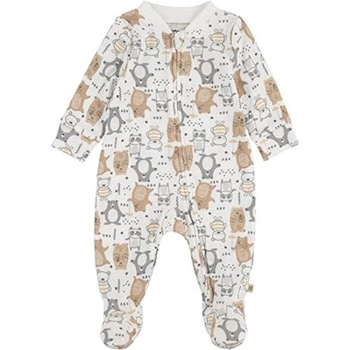 HUGGIES baby-boys Printed Footed Coverall