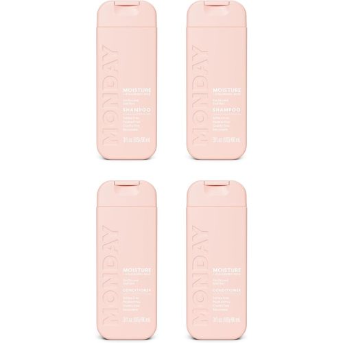 MONDAY Haircare Shampoo + Conditioner for Dry & Dull Hair, 90 mL