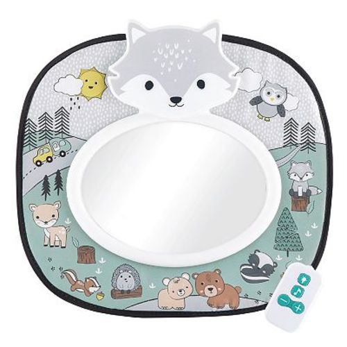 The Peanutshell Woodland Car Seat Musical Mirror