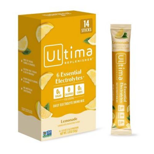 Ultima Replenisher Daily Hydration Electrolyte Stick Packs - Lemonade - 1.8oz/14ct