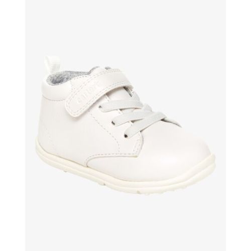 Every Step® First Walker High-Top Sneakers - White - Carter's | Carter's