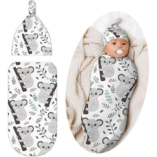 Koala Swaddle Blanket, Soft Swaddling Blanket Baby Clothes, Koala Baby Stuff