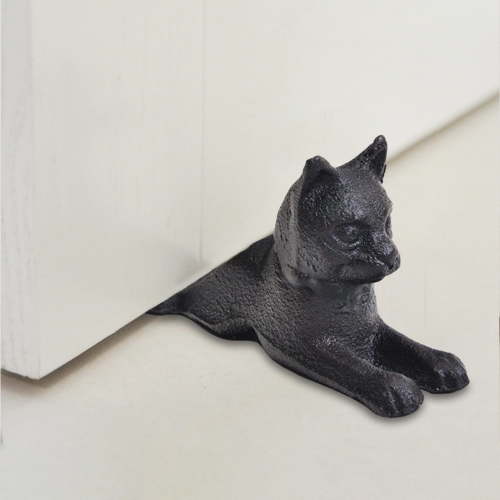 HONMEET Vintage Style Heavy Duty Iron Door Stop, Doorstop for Home, Office, and Indoor Use, 1 Pack