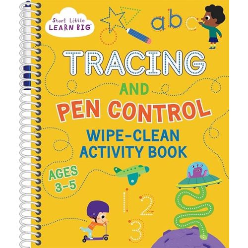 Big Wipe Clean Tracing and Pen Control Activity Book for Kids Ages 3 to 5 (Start Little Learn Big Series) Spiral-bound – August 9, 2022