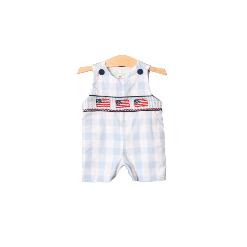 Smocked Star Spangled Flag Jon Jon