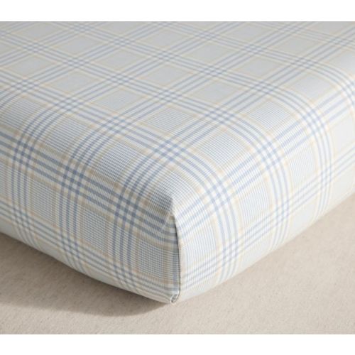 Bria Hammel Plaid Organic Crib Fitted Sheet