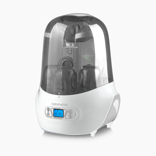 Baby Brezza One Step Sterilizer Dryer - White on White