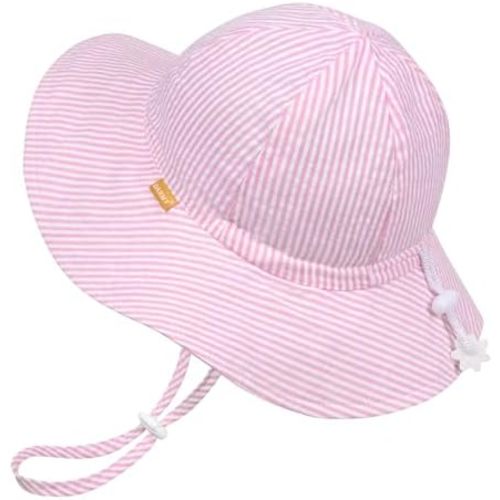 Baby Sun Hat Infant Toddler Cotton Beach Bucket Hat for Boy Girl Kids