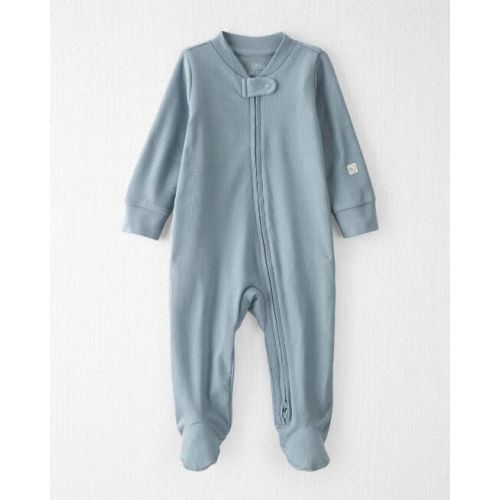 Baby Organic Cotton Sleep & Play Pajamas in Blue - Little Planet | Carter's