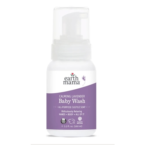 Calming Lavender Organic Castile Baby Wash | Earth Mama