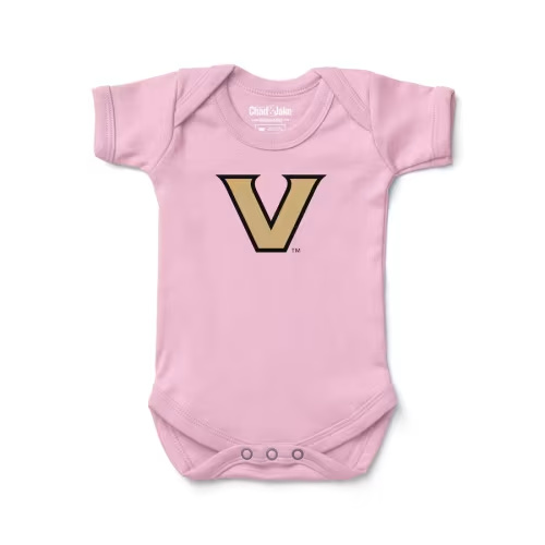 Vanderbilt Commodores Chad & Jake Infant Logo Bodysuit - Light Pink