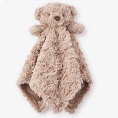 Plush Bear Baby Security Blanket