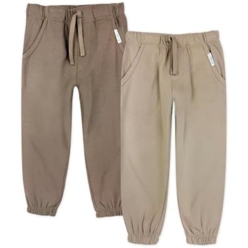 Newborn, Butterblu Jayden 2-Pack Jogger Sweatpants, Organic Cotton
