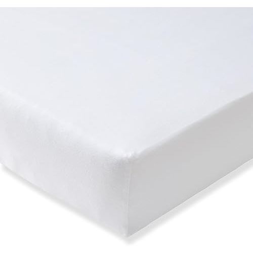Burt's Bees Baby Essential Organic Cotton Fitted Crib Sheet, Breathable for Boy Girl Standard Crib & Toddler Mattresses