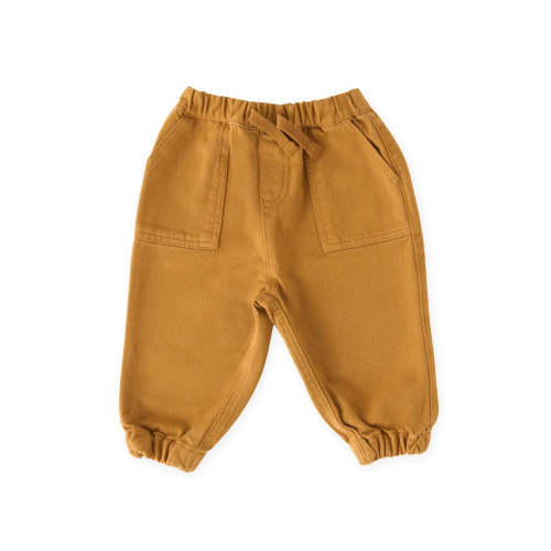 Vintage Twill Baby Utility Jogger - Caramel